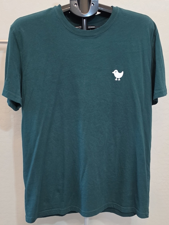Bad Birdie Other - Bad Birdie Deep Teal Short Sleeve Tee with White Bird Logo